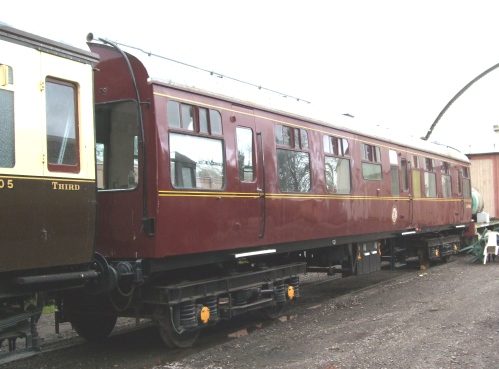 BR DB999508 Mk 1 Inspection Saloon, later Track Recording Car built 1960