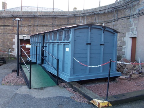Peterhead Harbour of Refuge Works Railway Carriage (part of body only) built 1892