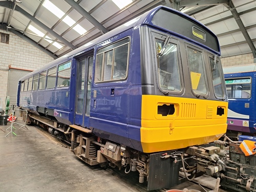 BR 55571 Class 142 BR Leyland 4-wheel 'Pacer' DMS built 1986