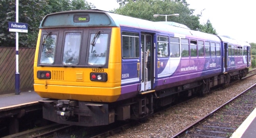 BR 55574 Class 142 BR Leyland 4-wheel 'Pacer' DMS built 1986