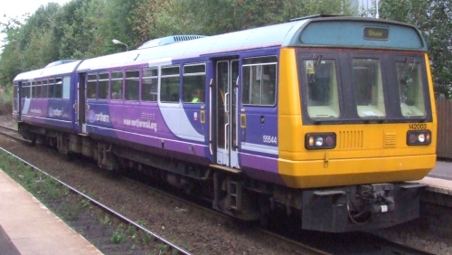 BR 55544 Class 142 BR Leyland 4-wheel 'Pacer' DMS built 1985