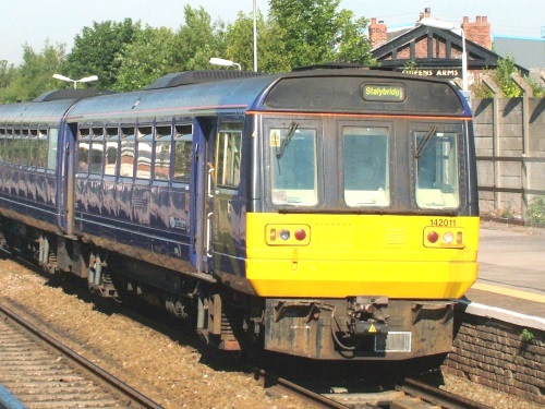 BR 55552 Class 142 BR Leyland 4-wheel 'Pacer' DMS built 1985
