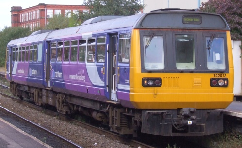 BR 55554 Class 142 BR Leyland 4-wheel 'Pacer' DMS built 1985