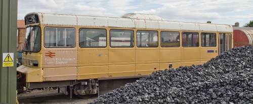 BR 975874 Four-wheel LEV 1 prototype railbus built 1979