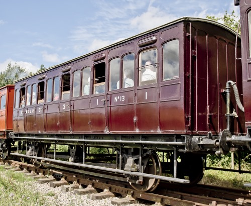 GER 287 Four-wheel 5 compartment Third (body only) built 1876