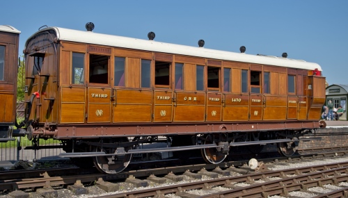GNR 1470 Six-wheel 4-compartment Brake Third built 1889