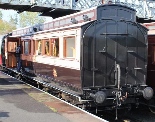 LSWR 17 Open First, later Royal Saloon built 1885