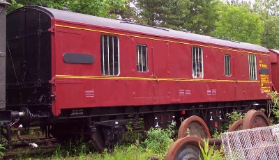 BR 94556 Four-wheel CCT (Covered Carriage Truck) built 1960