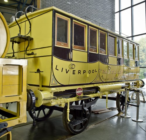 LMS Huskisson Liverpool & Manchester replica built 1930