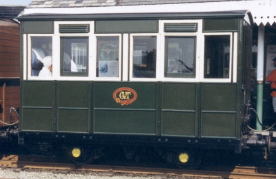 Glyn Valley 15 2-compartment  Four-wheel Third (now First) built 1901