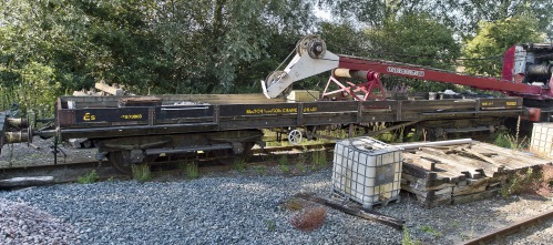 LSWR Underframe of a CL, now crane runner built 1900