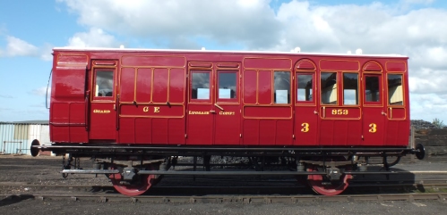 GER 853 Four-wheel 2 Compartment Brake Third (body only) built 1899
