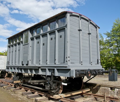 Peterhead Harbour of Refuge Works Railway Carriage (body only) built 1892
