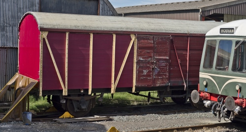 LMS 37011 Four-wheel CCT (Covered Carriage Truck) built 1938