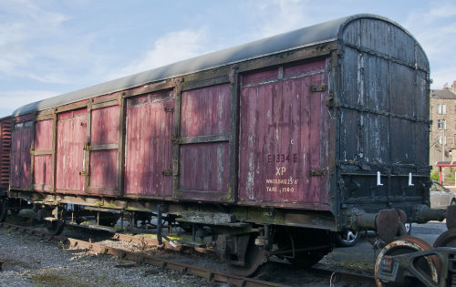 LNER 1334 Four-wheel CCT (Covered Carriage Truck) built 1950